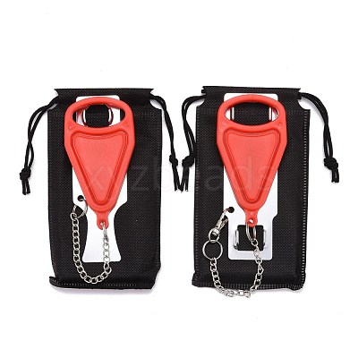 2Pcs Plastic with Metal Portable Door Lock Home Security FIND-AR0001-18A-1