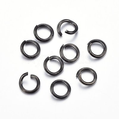Ion Plating(IP) 304 Stainless Steel Open Jump Rings X-STAS-H467-03B-8MM-1