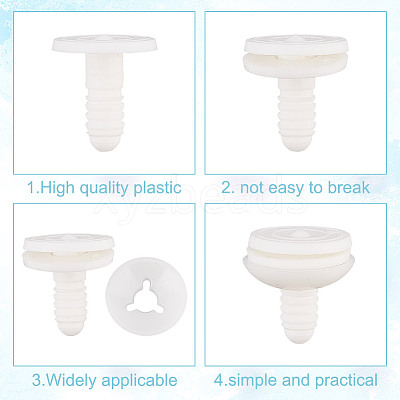 30 Sets Plastic Doll Joints DOLL-GO0001-06B-1