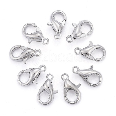 Zinc Alloy Lobster Claw Clasps X-E103-1