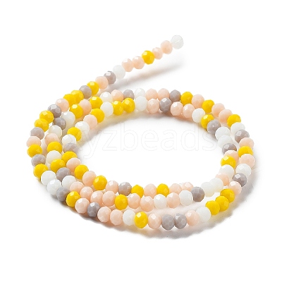 Glass Beads Strands EGLA-A034-M4mm-39-1