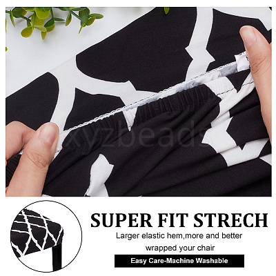 Polyester Elastic Chair Cushion FIND-WH0417-71C-1