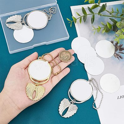4 Sets 2 Colors Alloy Pendant Decoration Cabochon Settings FIND-CA0004-32-1