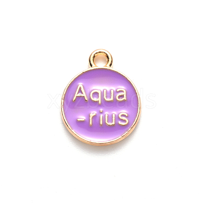 Alloy Enamel Pendants X-ENAM-S124-01A-01J-1