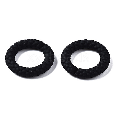 Spray Painted CCB Plastic Linking Rings CCB-Q091-010A-1