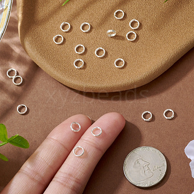925 Sterling Silver Split Jump Rings STER-TA0001-48D-1