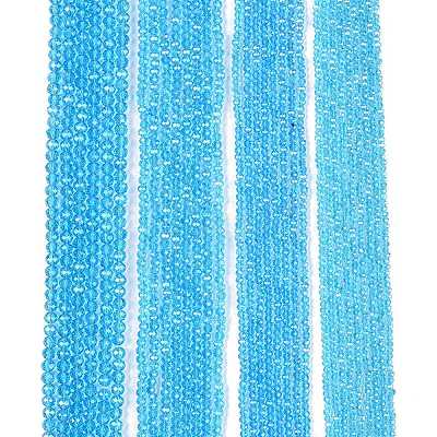 Electroplate Glass Beads Strands EGLA-A044-T2mm-A08-1