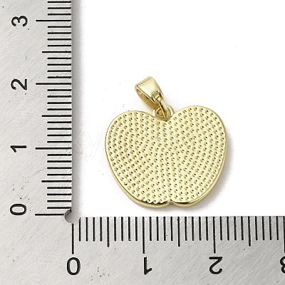 Brass Pave Shell Pendants KK-I708-14C-G-1