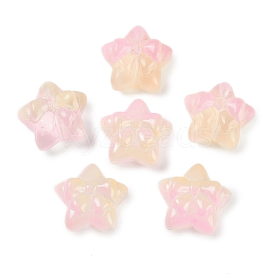Transparent Spray Paint Glass Beads X1-GLAA-H035-02H-1