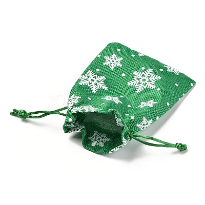 Christmas Themed Burlap Packing Pouches LS-ABAG-L007-01A-01-1