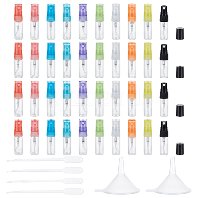 Transparent Glass Spray Bottles Sets DIY-BC0006-28C-1