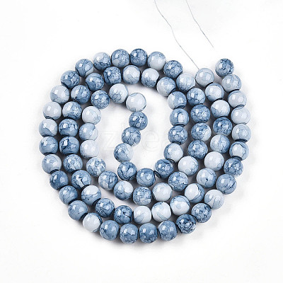 Baking Paint Glass Beads Strands X-DGLA-N003-10mm-C07-1