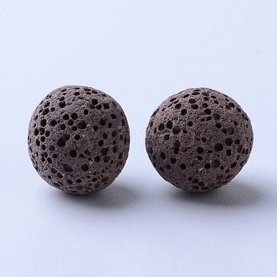 Unwaxed Natural Lava Rock Beads X-G-F325-12mm-M-1