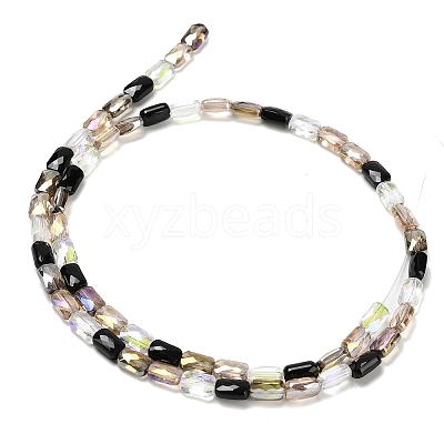 Electroplate Glass Beads Strands EGLA-P068-01A-02-1