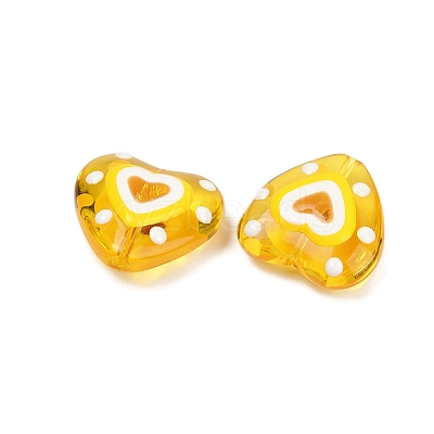 Handmade Lampwork Beads Strands LAMP-R004-06B-06-1