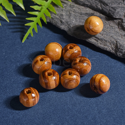 Original Color Natural Wood Beads TB611Y-10mm-LF-1