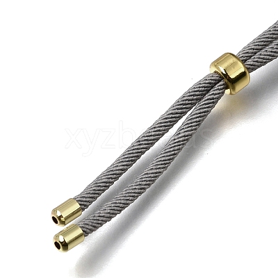 2.5MM Adjustable Braided Nylon Cords Necklace Making FB-CBAA152-02G-40-1