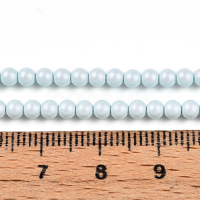 Baking Paint Pearlized Glass Pearl Bead Strands HY-N002-3mm-B01-1