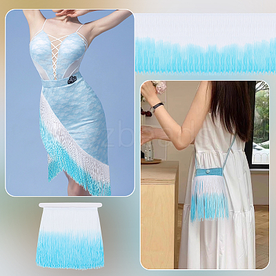 2M Two Tone Polyester Tassel Ribbon OCOR-FG0002-37B-1