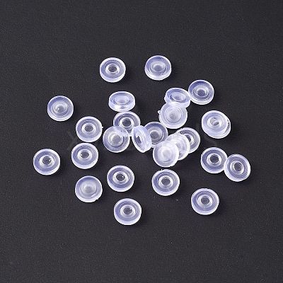 Silicone Clip on Earring Pads X-FIND-G036-05-1