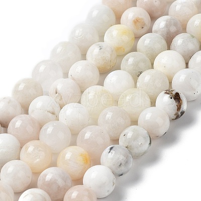Natural Rainbow Moonstone Beads Strands G-N328-024-10mm-1