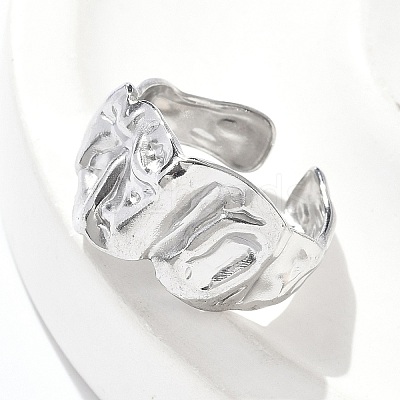 304 Stainless Steel Rings RJEW-D310-01D-P-1