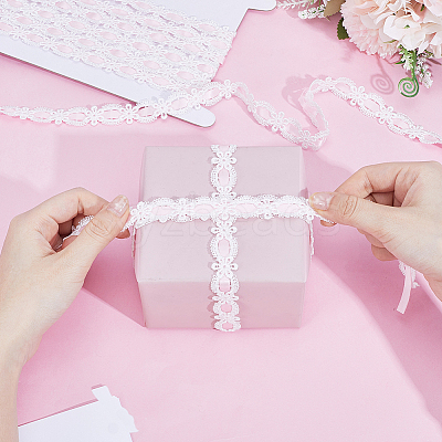 1Pc Polyester Lace Ribbon OCOR-GF0006-17-1