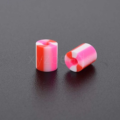 Fixed Mixed 5 Style Handmade Polymer Clay Beads CLAY-S096-012E-1