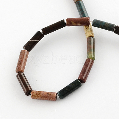 Natural Indian Agate Beads Strands G-R181-03-1