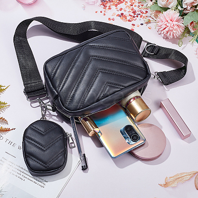PU Leather Shoulder Bag for Women DIY-WH0409-35B-1