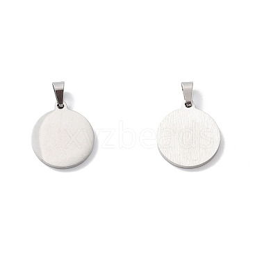 304 Stainless Steel Pendants STAS-G268-03-P-1