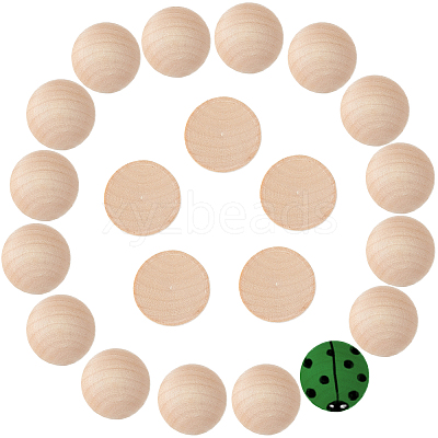 Unfinished Natural Wood Cabochons WOOD-GF0001-13D-1