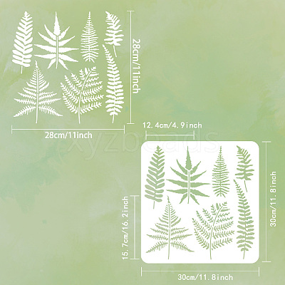PET Hollow Out Drawing Painting Stencils DIY-WH0391-0792-1