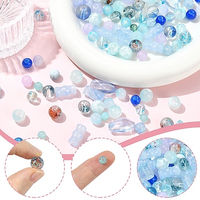 205G Transparent Glass Beads DGLA-YW0001-57A-1