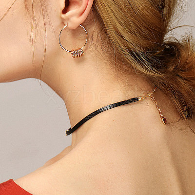 304 Stainless Steel Spring Ring Clasps STAS-G190-17G-1