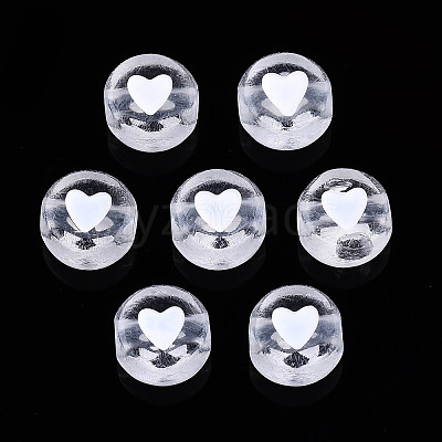 Transparent Clear Acrylic Beads LS-X-TACR-T008-03-1