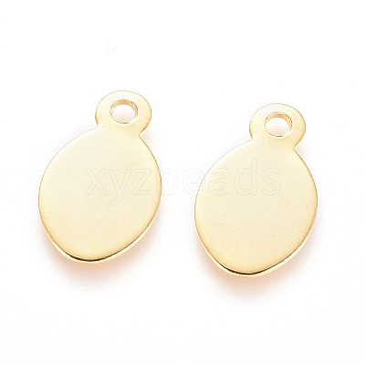 304 Stainless Steel Stamping Blank Tag Pendants X-STAS-P134-12G-1