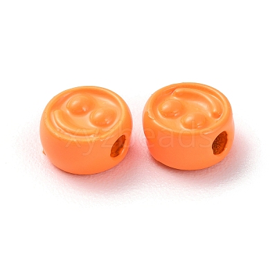Spray Painted Alloy Beads PALLOY-M215-16M-1