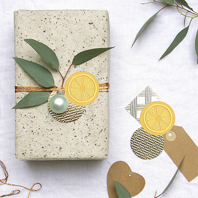 Self Adhesive Gold Foil Embossed Stickers DIY-WH0211-326-1