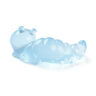 Luminous Resin Worm Ornament DJEW-R011-01A-01-1