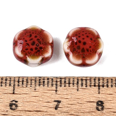 Vintage Handmade Porcelain Beads PORC-N013-25-25-1