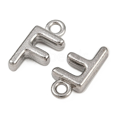 304 Stainless Steel Charms STAS-G356-08P-F-1