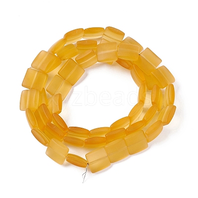 Transparent Frosted Glass Beads Strands FGLA-S001-M01-1