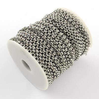 304 Stainless Steel Unwelded Rolo Chains CHS-R008-30-1