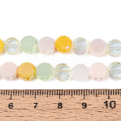 Electroplate Glass Beads Strands EGLA-N022-03A-A07-1