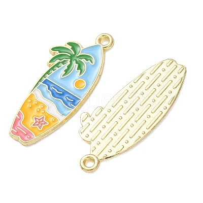 Ocean Alloy Enamel Pendants LS-ENAM-B041-01T-1