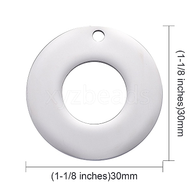 Tarnish Resistant 304 Stainless Steel Pendants LS-STAS-I140-08S-1