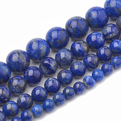 Natural Lapis Lazuli Beads Strands G-S333-4mm-013-1