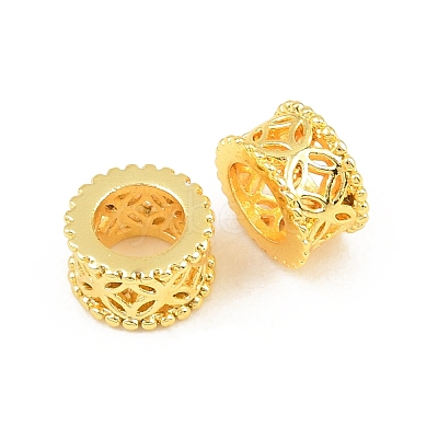 Brass European Beads KK-A292-03A-G-1