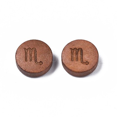 Laser Engraved Wood Beads WOOD-S053-53A-1
